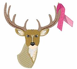 reindeer beginner-friendly machine embroidery - Awareness Deer for decorative pillow covers
