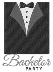 detailed party machine embroidery pattern - Bachelor Party perfect for kitchen aprons
