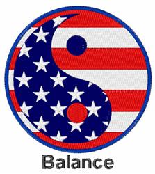 Balance - 4x4 balance detailed machine embroidery design for decorative wall hangings