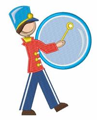 Band Master - 4x4 master detailed machine embroidery design for cute baby onesies