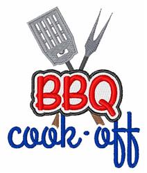 detailed cook-off machine embroidery pattern - BBQ Cook-Off for reusable tote bags