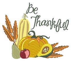 detailed autumn pumpkin machine embroidery pattern - Be Thankful Corner for reusable tote bags