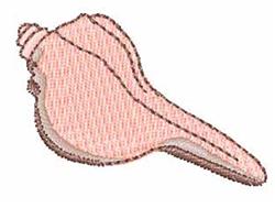 snail quick stitch machine embroidery - Beach Font Shell perfect for Outdoor Cushions