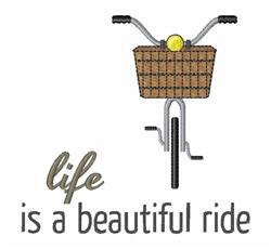 beginner-friendly ride machine embroidery pattern - Beautiful Ride for decorative pillow covers