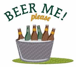 beer beginner-friendly machine embroidery - Beer Me perfect for kitchen tea towels