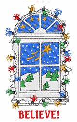 tree detailed machine digital embroidery - Believe perfect for patchwork quilt blocks