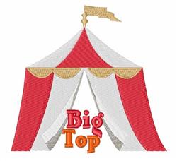 Big Top - 5x7 top detailed machine embroidery design for Childrens Apparel