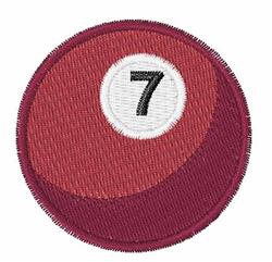 Billiards 7 - 4x4 billiard quick stitch embroidery design for reusable tote bags