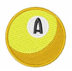 Billiards A - 4x4 billiard quick stitch embroidery design for reusable tote bags