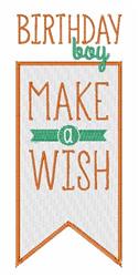 detailed boy machine embroidery pattern - Birthday Boy for Birthday Invitations