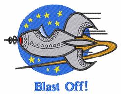 star detailed machine embroidery - Blast Off perfect for decorative pillow covers