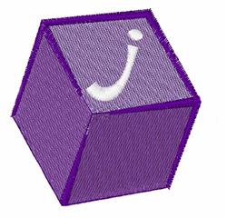case quick stitch machine embroidery - Block Lower Case J perfect for Baby Bibs