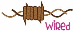 Barbed Wire Fence - Machine Embroidery Design