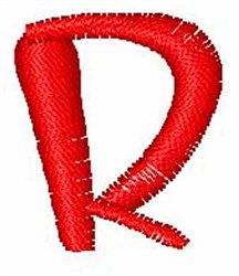 Crazy R Design Kid Crazy Font R Embroidery Design | EmbroideryDesigns.com