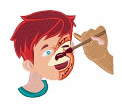 Boy Paint - 4x4 paint detailed machine embroidery design for Kids T-Shirts