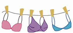 Bras On Line - 5x7 cross beginner-friendly embroidery design for Fundraiser T-Shirts