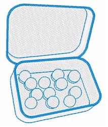 Breath Mints - 4x4 mint detailed embroidery design for Cultural Event Decorations