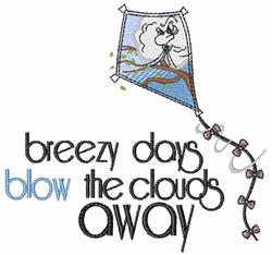 detailed day machine embroidery pattern - Breezy Days for decorative pillow covers