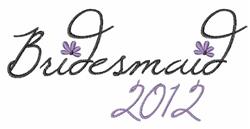 2012 beginner-friendly machine embroidery - Bridesmaid 2012 for Bridal Accessories