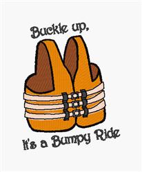 Buckle Up - 5x7 buckle detailed machine embroidery design perfect for Beach Towels