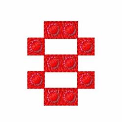 block quick stitch machine embroidery - Building Blocks 8 for decorative pillow covers