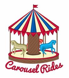 ride detailed machine embroidery - Carousel Rides for Birthday Party Supplies