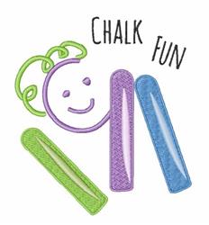 chalk beginner-friendly machine embroidery - Chalk Fun for Childrens Activity Supplies