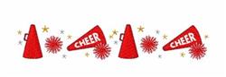 leader beginner-friendly machine embroidery - Cheer Leader for reusable tote bags