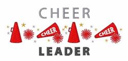 beginner-friendly leader machine embroidery pattern - Cheer Leader for decorative pillow covers