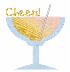 cheers! detailed machine digital embroidery - Cheers! perfect for reusable tote bags