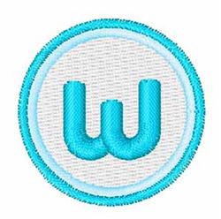 Chevron Lowercase W
