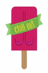 Chill Out - 5x7 out detailed machine embroidery design perfect for Camping Gear
