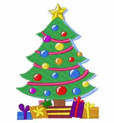 tree detailed machine embroidery - Christmas Tree perfect for decorative pillow covers