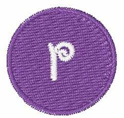 monogram quick stitch machine embroidery - Circle Monogram r for decorative pillow covers