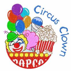 clown detailed machine embroidery - Circus Clown perfect for Carnival Game Prizes