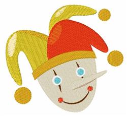 clown detailed machine digital embroidery - Clown perfect for decorative pillow covers