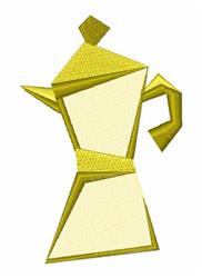 Coffee Percolator - 4x4 percolator beginner-friendly embroidery design for kitchen tea towels