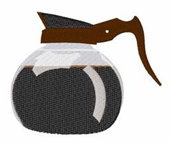 pot detailed machine digital embroidery - Coffee Pot perfect for Coffee Mugs