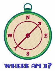 Playful compass design in vibrant colors featuring cardinal directions, enclosed in a green border with whimsical text.