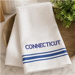 connecticut quick stitch machine embroidery - Connecticut for kitchen tea towels