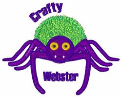 spider detailed machine embroidery - Crafty Webster perfect for Themed Decorations