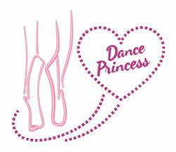 Dance Princess - 5x7 prince beginner-friendly embroidery design for kitchen aprons
