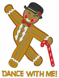 detailed christmas gingerbread man machine embroidery pattern - Dance With Me! for decorative pillow covers