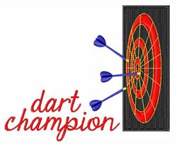 detailed board machine embroidery pattern - Dart Board perfect for reusable tote bags