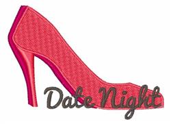 beginner-friendly night machine embroidery pattern - Date Night for reusable tote bags