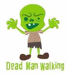Dead Man - 5x7 monster detailed machine embroidery design for Halloween Costumes