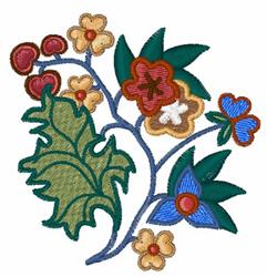 detailed leaf machine embroidery pattern - Decorative Flowers perfect for Tablecloths