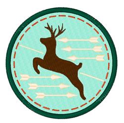Deer Hunting - 4x4 reindeer detailed machine embroidery design for Camping Gear
