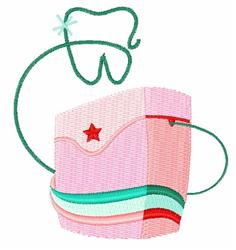 Dental Floss - 4x4 star beginner-friendly embroidery design for decorative pillow covers