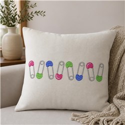 beginner-friendly pin machine embroidery pattern - Diaper Pin for cute baby onesies